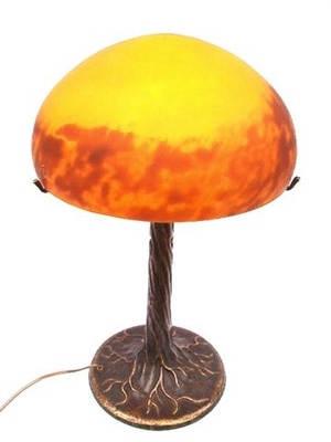 Lámpara de hongos Miel de modelo grande