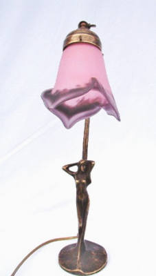 Lámpara de Venus 1 punto de tulipán PM rosa berlingot
