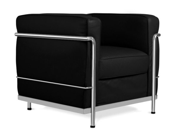 LC2 sillón Le Corbusier - Negro