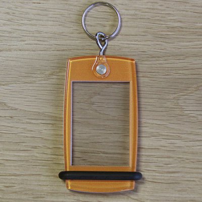 Llavero Mini Creoglass Color Naranja X10