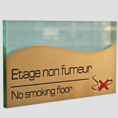 Señalización Luxe to stick - Piso para no fumadores