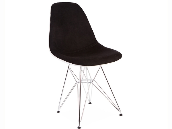 Silla DSR acolchada lana - Negro