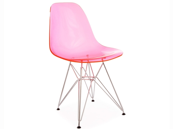 Silla DSR - Rosa transparente