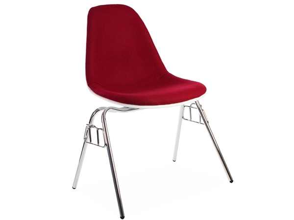 Silla DSS apilable acolchada - Rojo