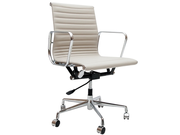 Silla Eames Alu EA117 - Gris claro