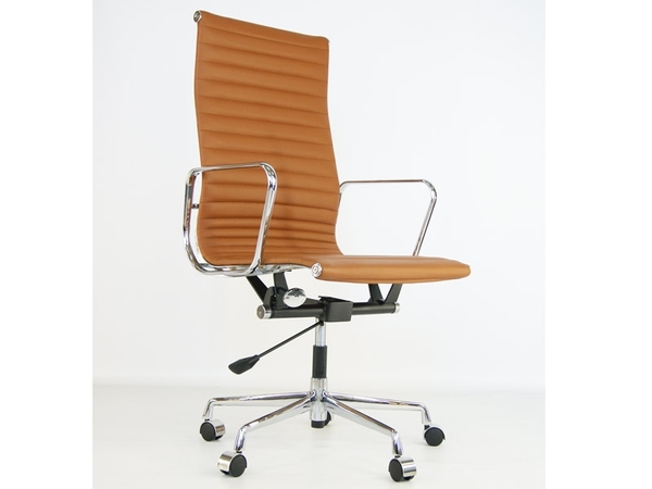 Silla Eames Alu EA119 - Caramelo