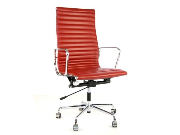 Silla Eames Alu EA119 - Rojo oscuro