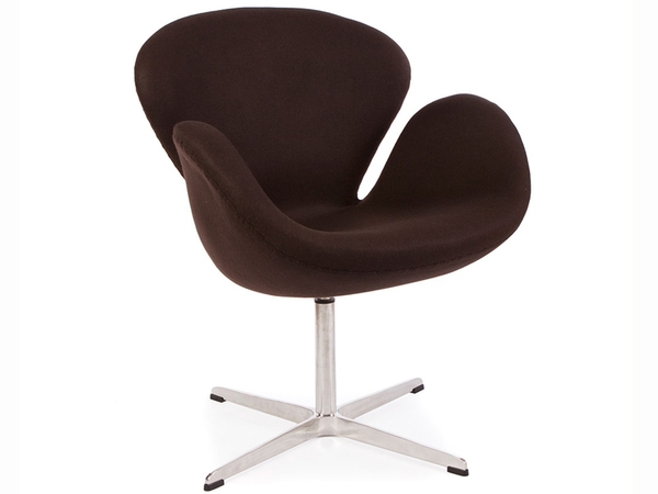 Silla Swan Arne Jacobsen - Marrón