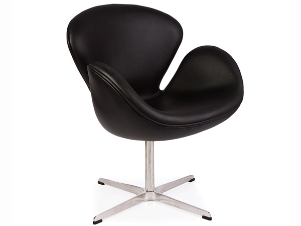 Silla Swan Arne Jacobsen - Negro