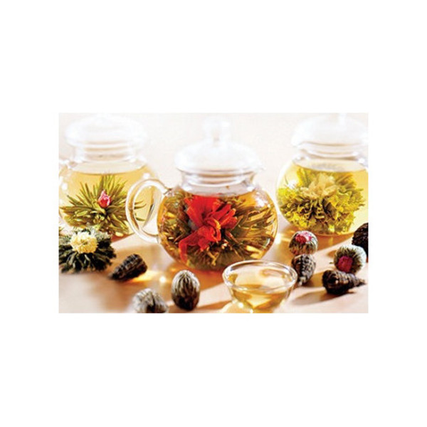 Té floreciente mezcla variada